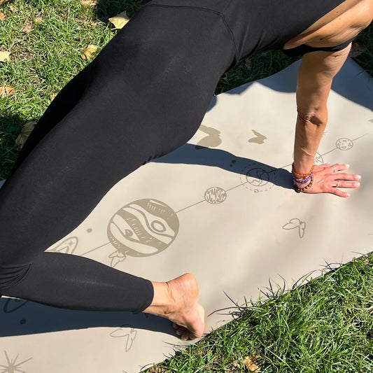 "My Universe" Yoga Mat | For Inner Calm - Beige